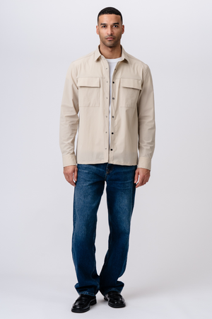 Silas-Overshirt – Beige