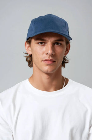5-Panel-Kappe – Marineblau