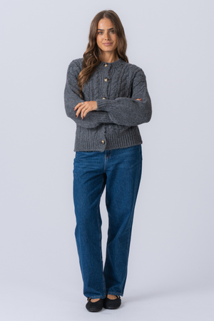 Botton Strick - grau