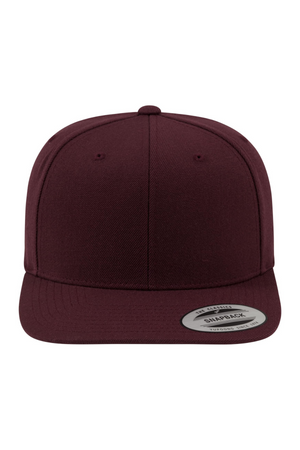 Klassiker Snapback - Kastanienbraun/Maroon