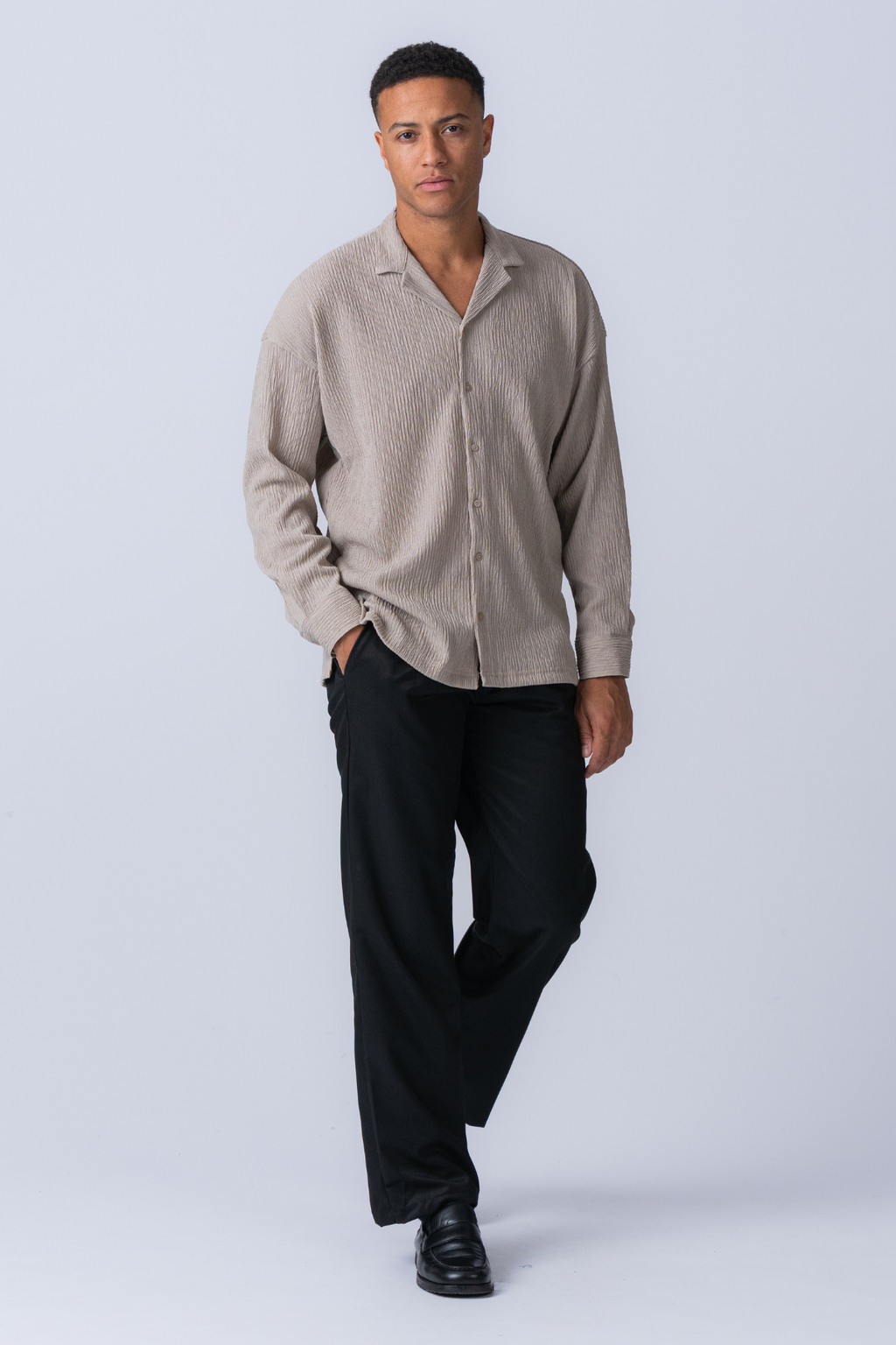 Aidan -Shirt - Beige