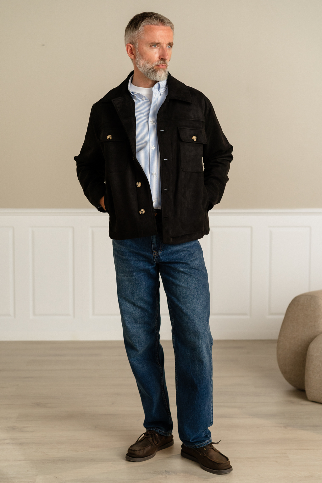 Noah lose Fit Jeans - dunkelblauer Jeans