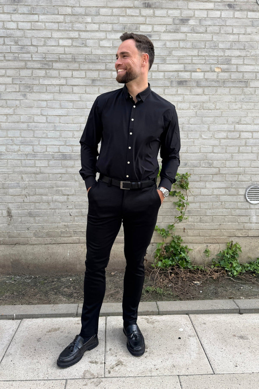 The Original Premium Performance Skjorte - Schwarz