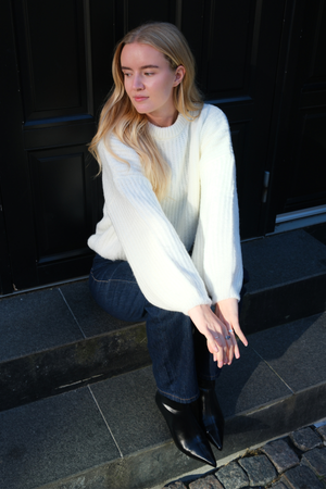 Gabriela -Strick - Weiß