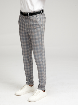 The Original Performance Pants - Lightgrey kariert (begrenzt)