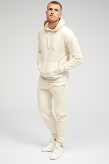 Basic Hoodie Sweat - Leicht Beige