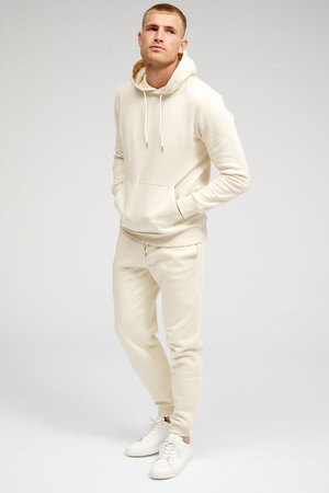 Basic Hoodie -Schweiß - leichtes Beige