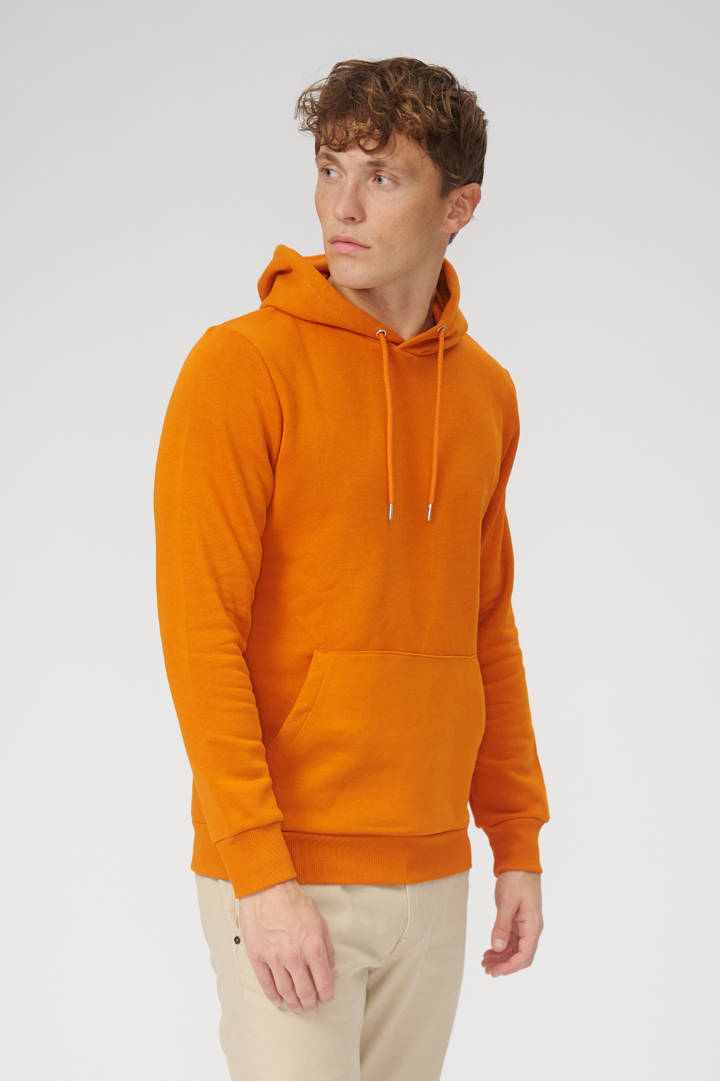 Basic Hoodie -Schweiß - Orange