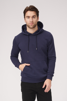 Basic Hoodie -Schweiß - Marine