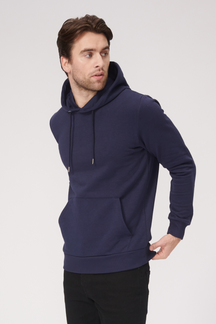 Basic Hoodie -Schweiß - Marine