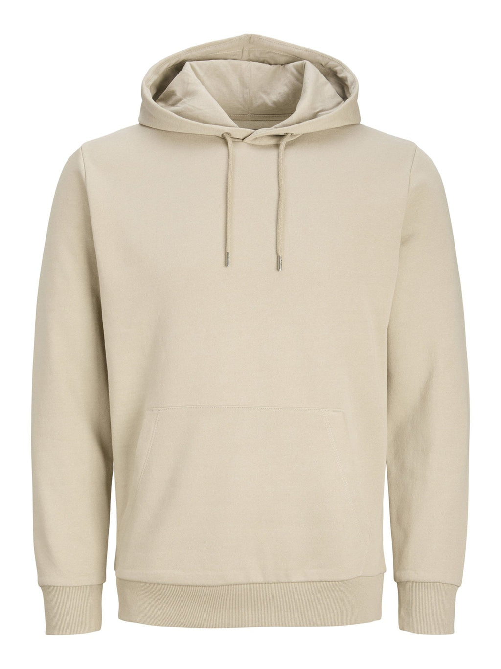 Basic Hoodie Sweat - dunkles Beige