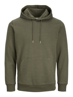 Basic Hoodie -Schweiß - dunkelgrün