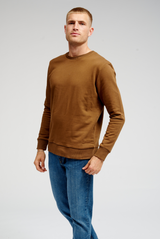 Basic Crewneck -Schweiß - braun