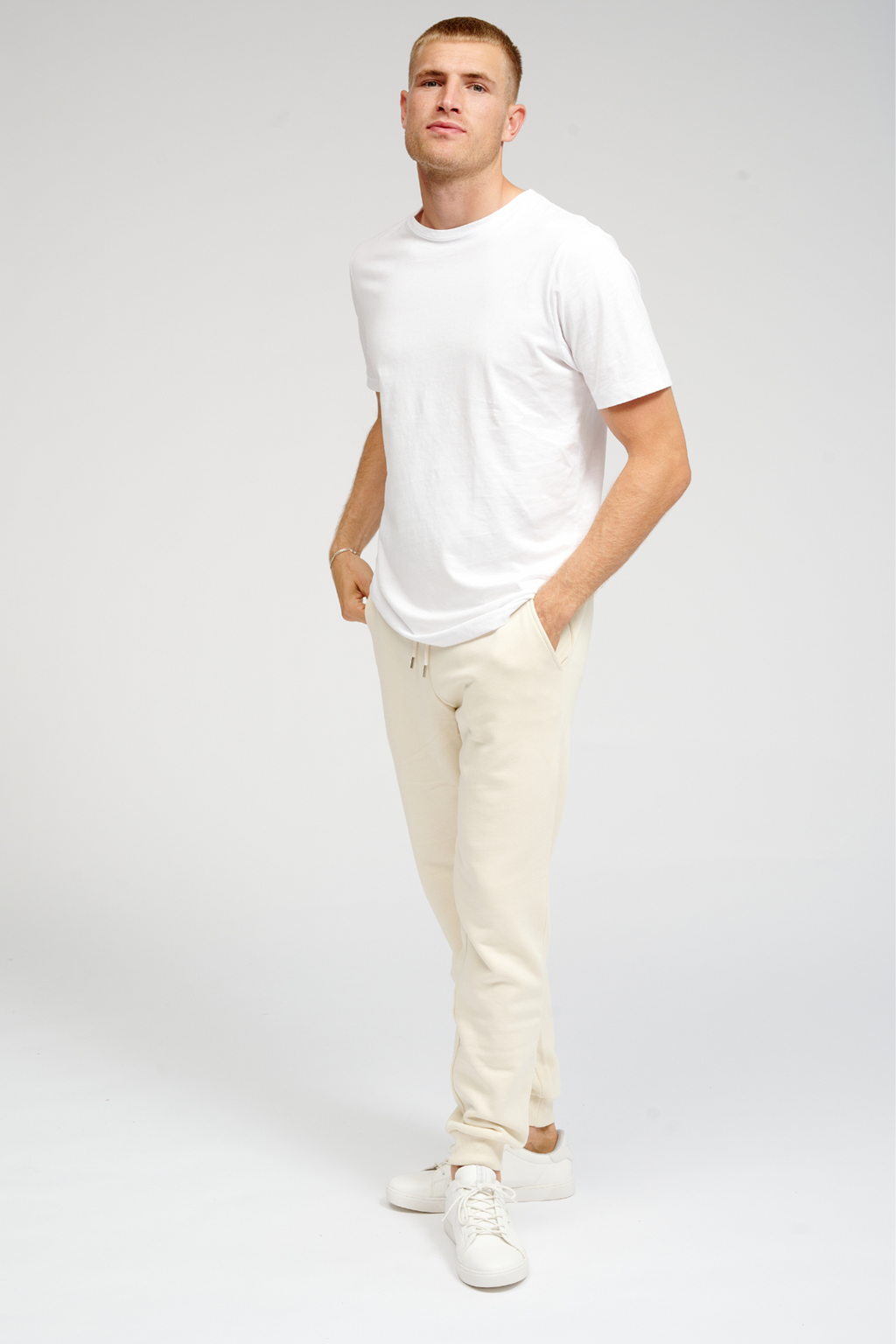 Basic Jogginghose - Leichtes Beige