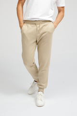 Basic Jogginghose - dunkler Beige