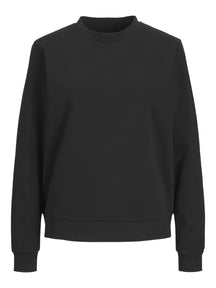 Basic Crewneck -Schweiß - Schwarz