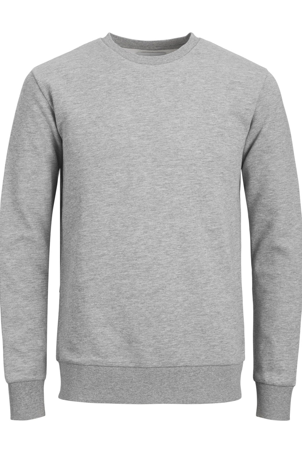 Basic Crewneck -Schweiß - hellgraue Melange