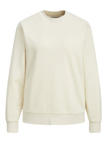 Basic Crewneck -Schweiß - leichtes Beige