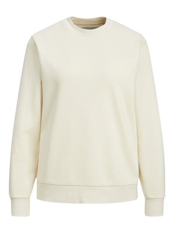 Basic Crewneck -Schweiß - leichtes Beige