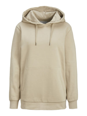 Basic Hoodie -Schweiß - dunkles Beige