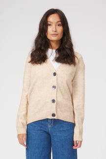 Strickjacke - Beige