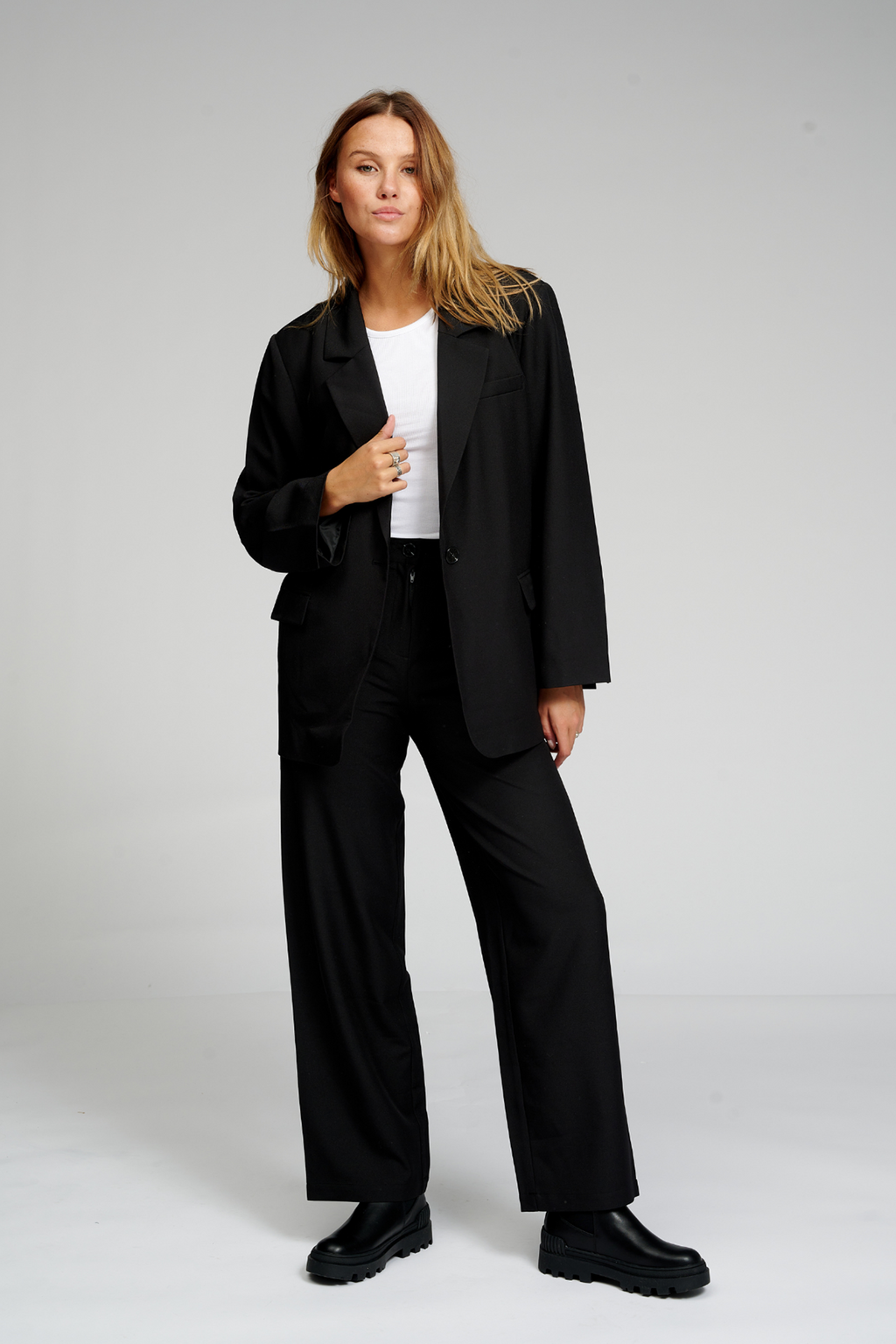 Oversized Blazer - Schwarz