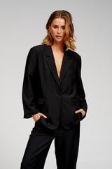 Oversized Blazer - Schwarz