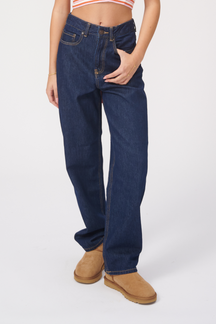 The Original Performance Weite Jeans - Dunkelblauer Denim