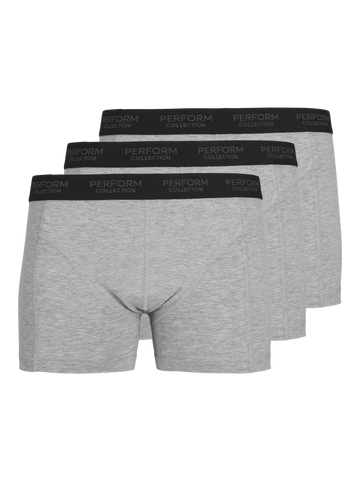 The Original Performance Trunks 3 -Pack - graue Melange