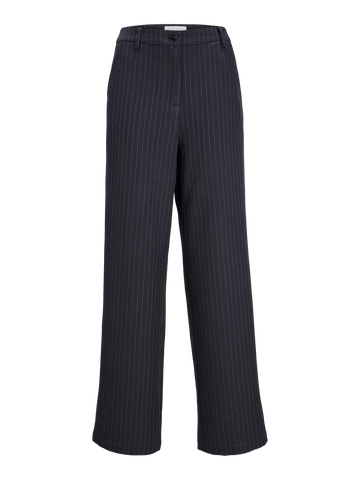 Klassischer Anzug Pants - Navy Nadelstreifen