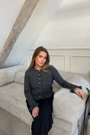 Flora-Cardigan – Grau