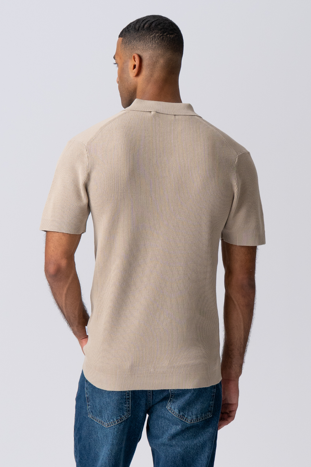George gestrickt Polo - Beige