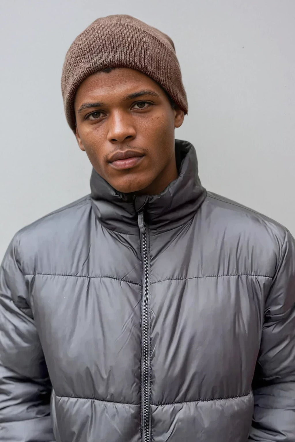 Klassische Mütze - Kaffee