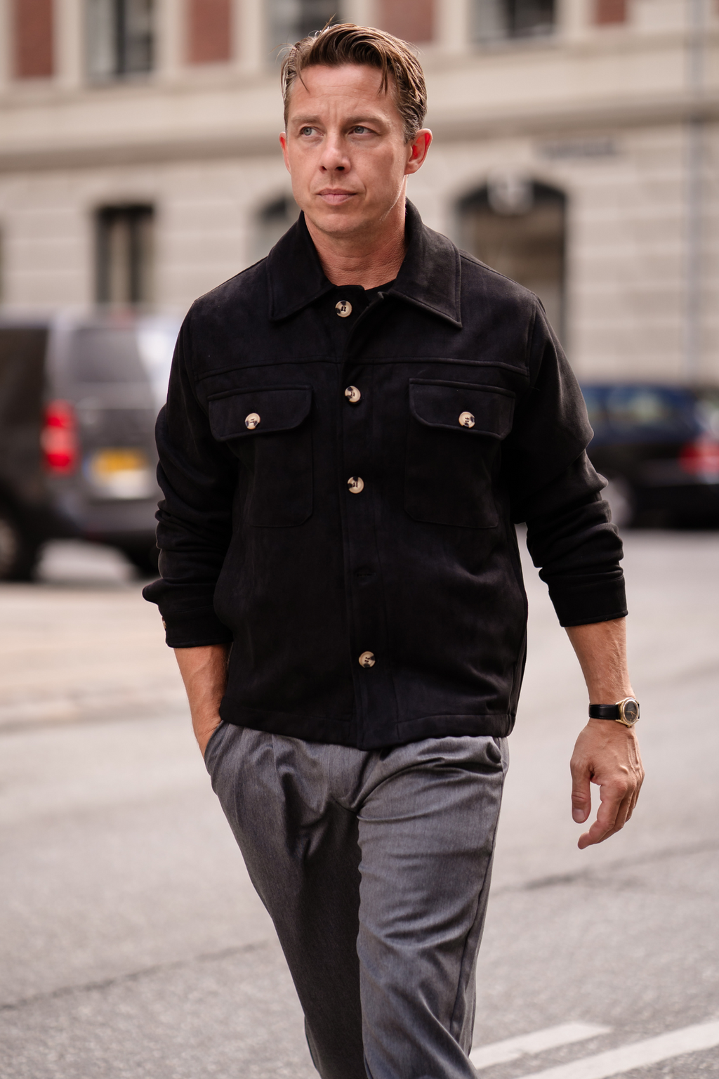 Callum Jacke - schwarz