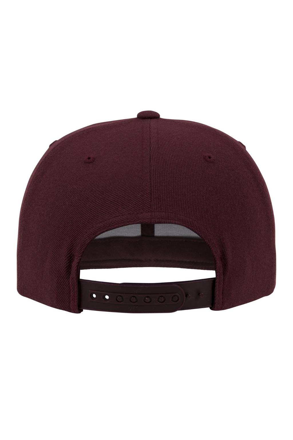 Klassiker Snapback - Kastanienbraun/Maroon