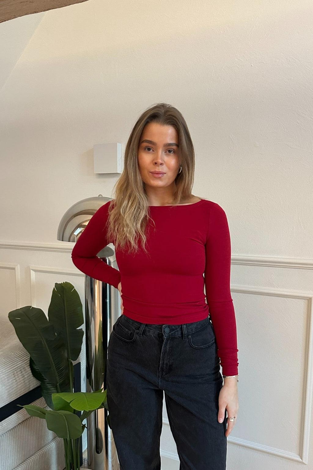 Cassandra Bluse - Burgund