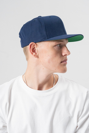 Klassiker Snapback - Marine