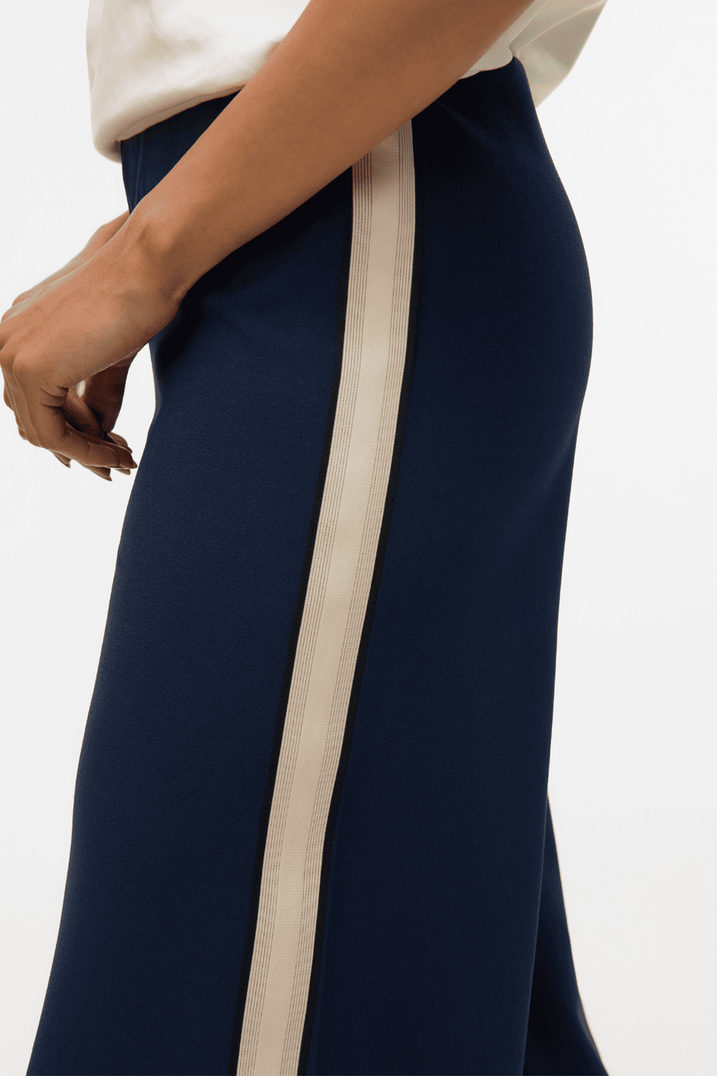 Berlin MW Wide Panel Panet - Marine Blazer