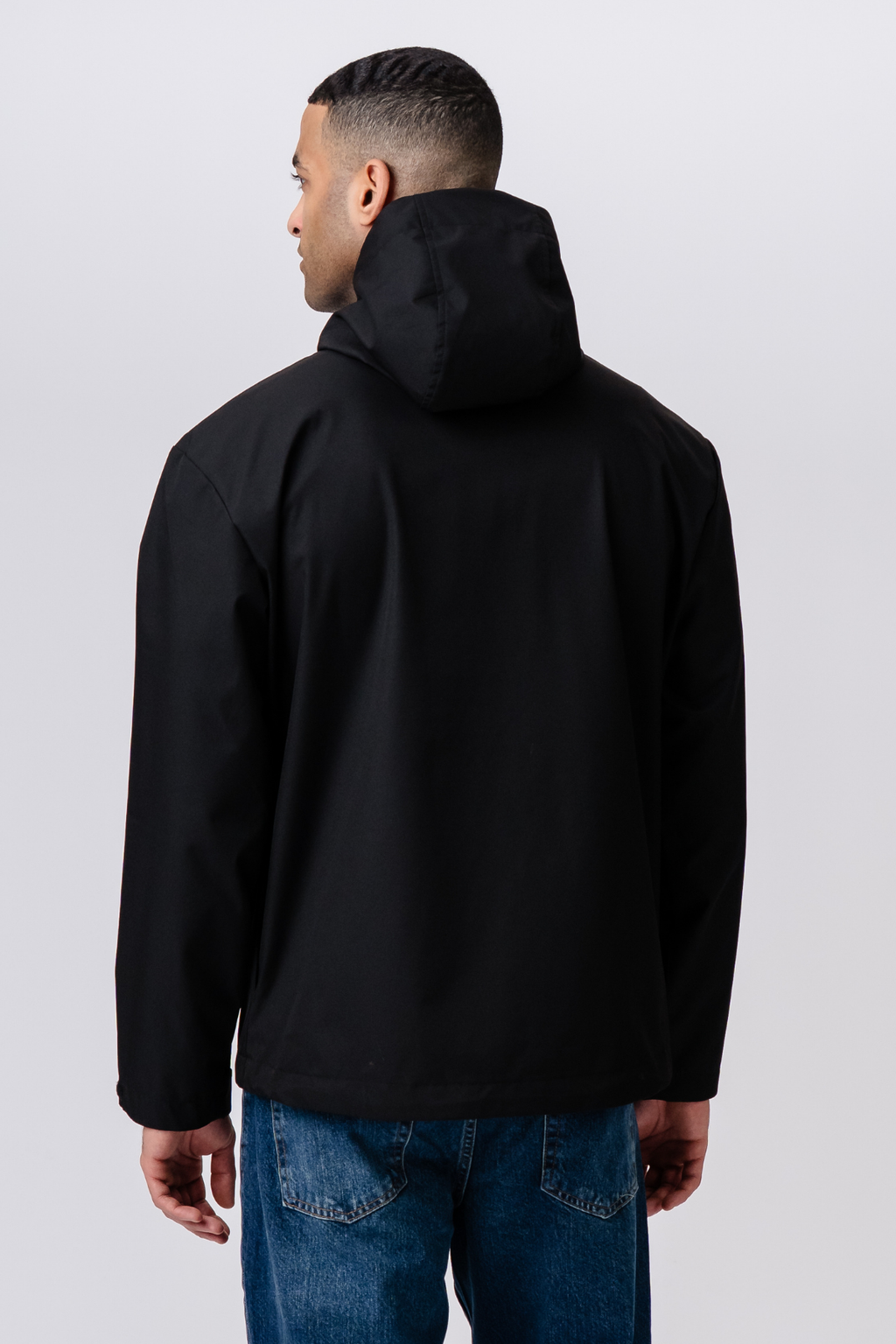 Klassische Regenjacke - Schwarz