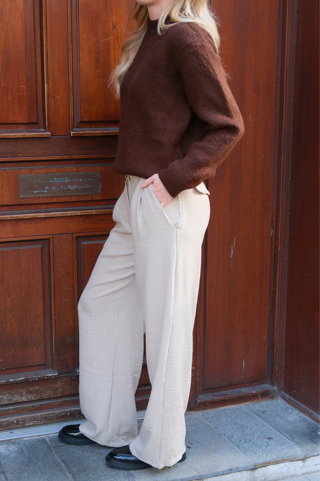 Emma Pants Locker - Beige