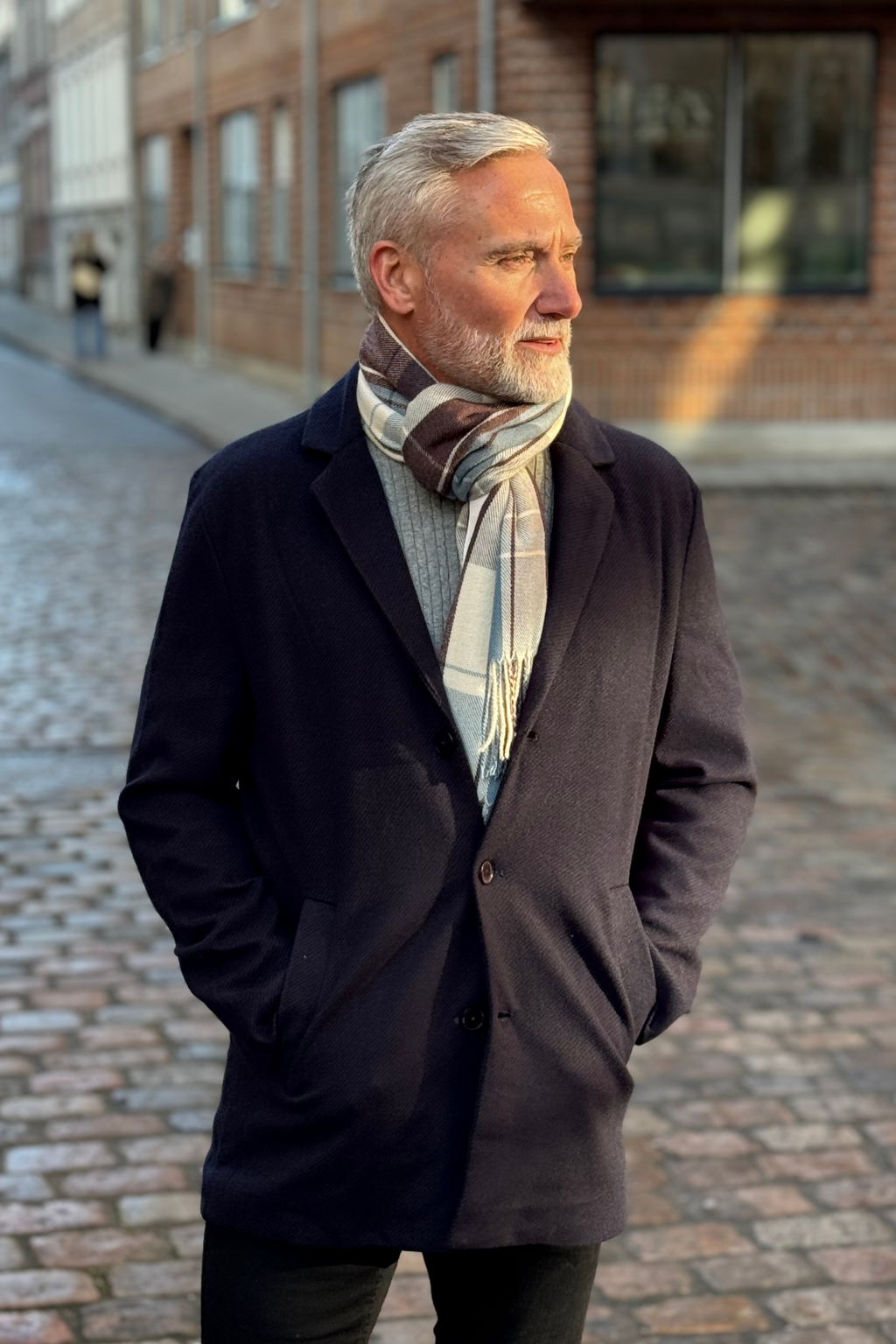 Schal - Brown / Schwarz - Herren