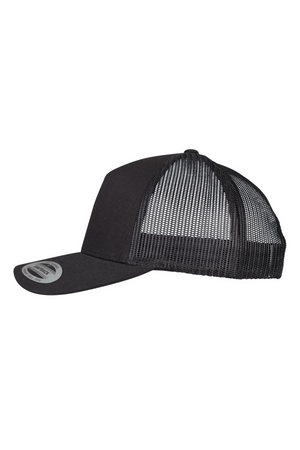 Retro Trucker Cap - Schwarz