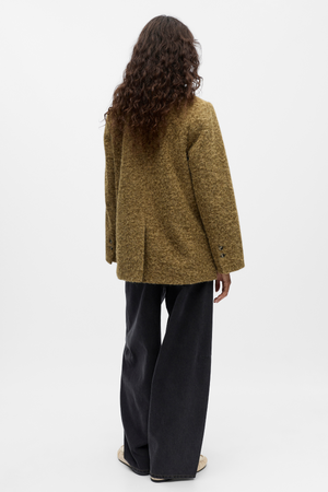 Celina l/s lo Jacke - tiefes Flechtengrün