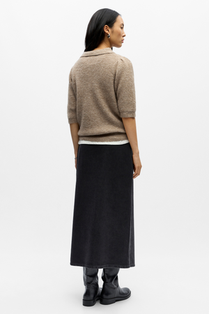 Anine Strick Polo - Morel Melange