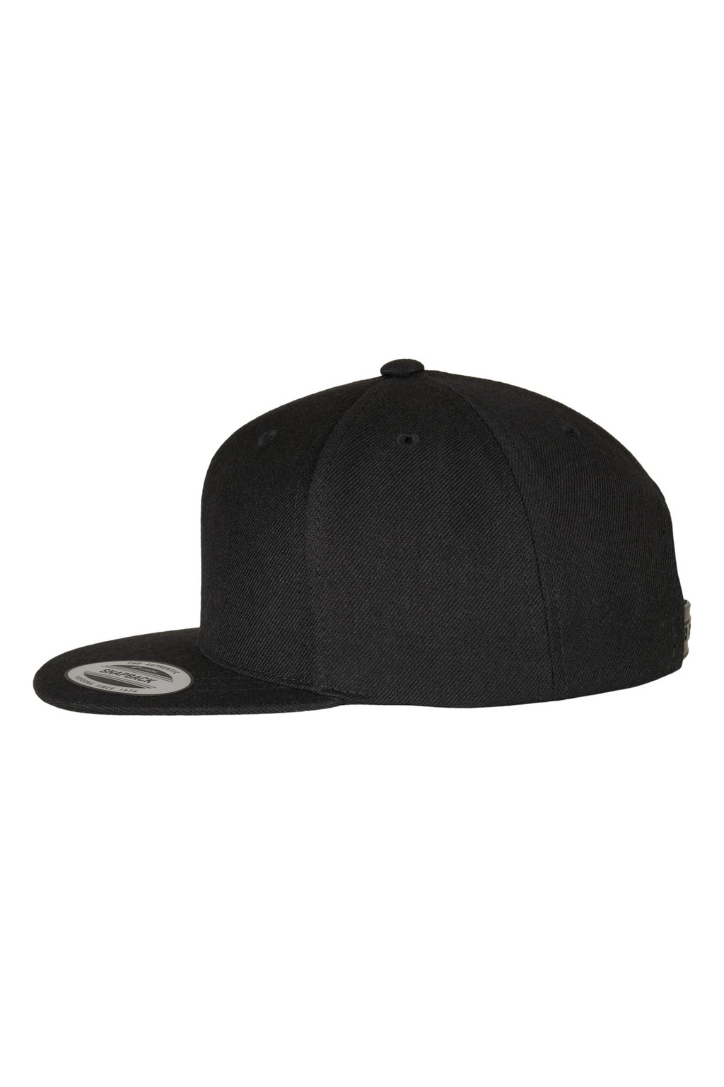 Klassiker Snapback - Schwarz