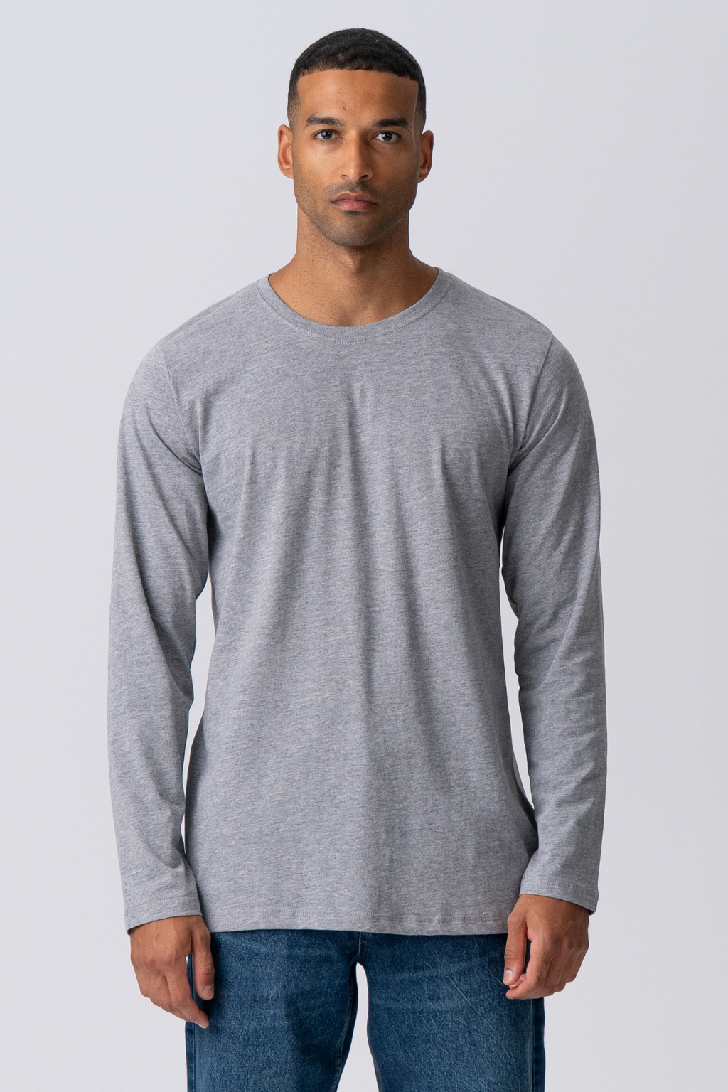 Basic Langarm T-Shirt- Paketangebot (3 Stcs.)