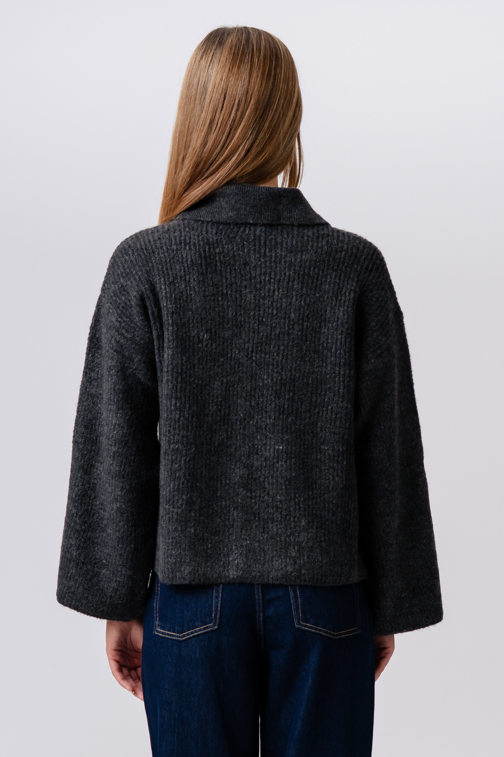 Josie Polo Knit – Graphit