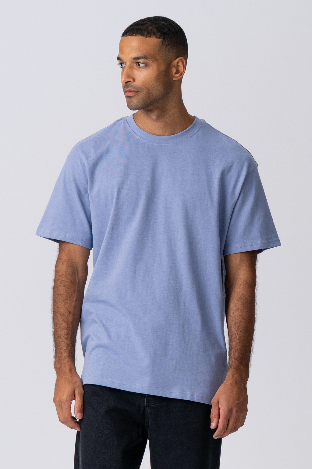 Schwer Oversized T -Shirt - Bratsche Blau