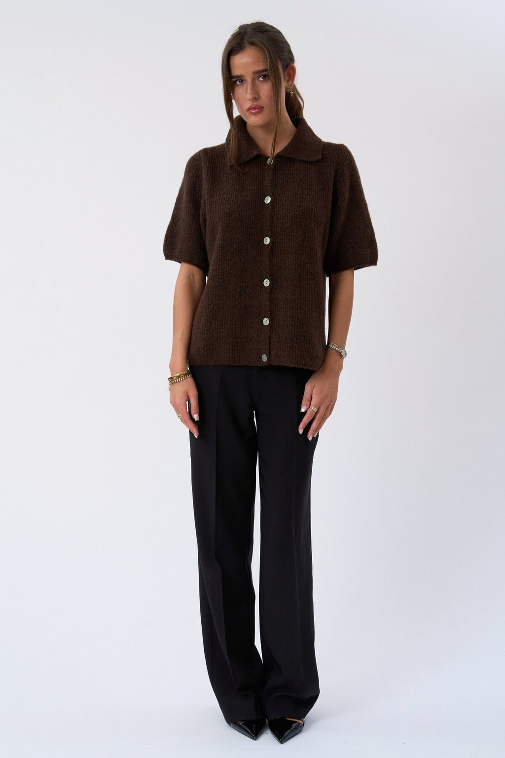 Mila Wide Pants - Schwarz