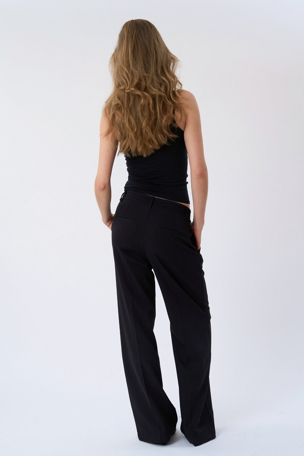 Mila Wide Pants - Schwarz